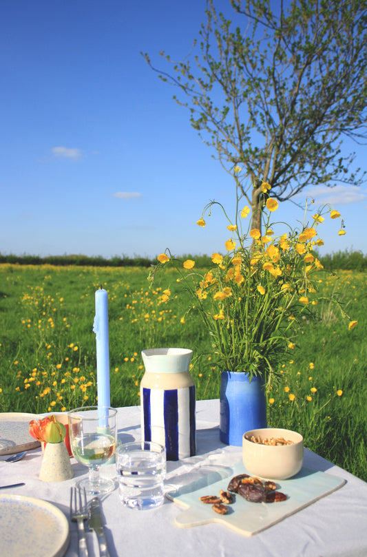 andrea frieling ceramics summer table jug vase bowl