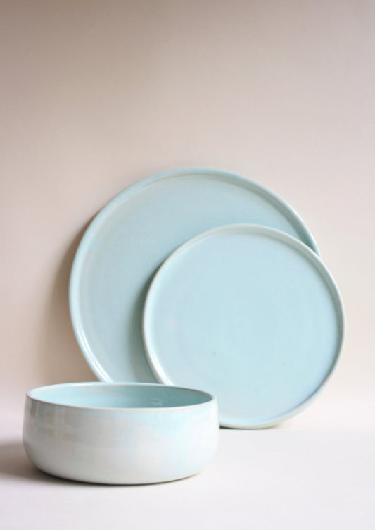 andrea frieling ceramics mint dinner plate