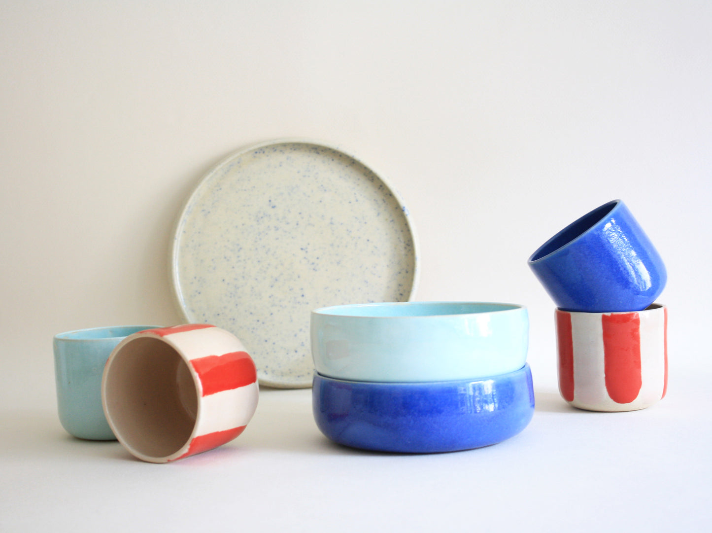 andrea frieling ceramics breakfast bowl cup plate