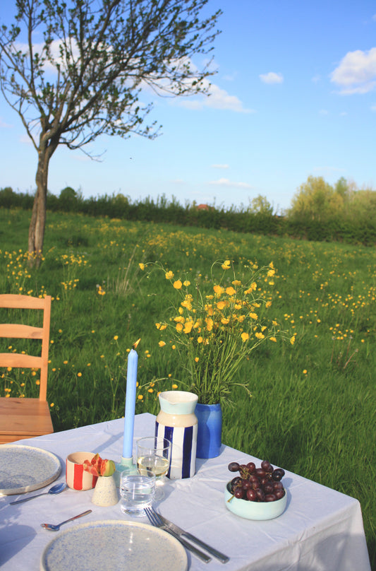 andrea frieling ceramics summer table bowl jug vase cup candleholder