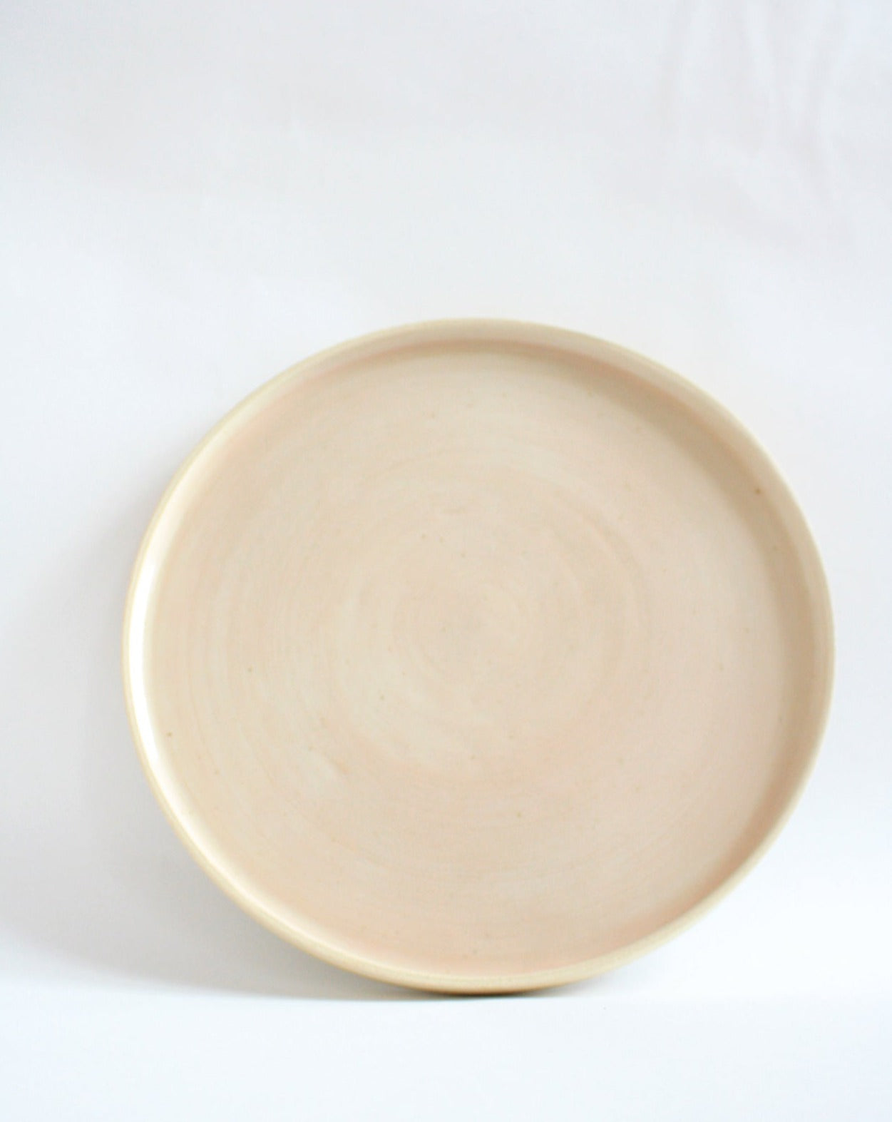 andrea frieling ceramics soft salmon pink plate
