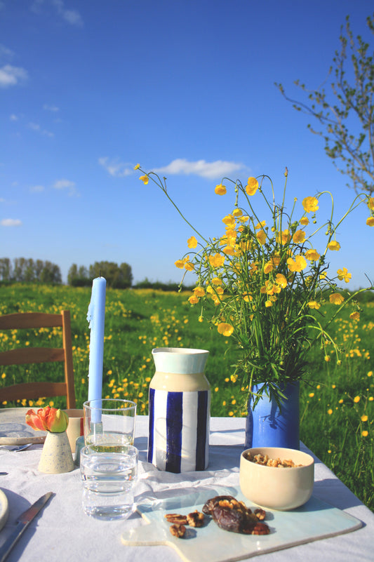 andrea frieling ceramics summer table jug vase bowl