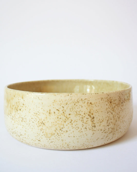 andreafrieling ceramics large serving bowl speckled glaze