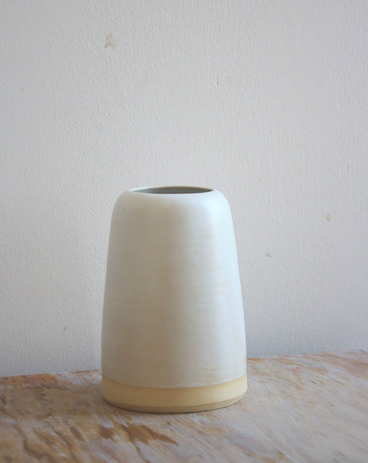 handmade ceramic moon vase