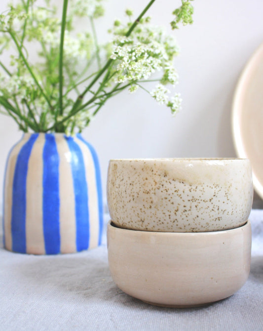 Andrea Frieling Ceramics Snack Bowl handmade soft pink